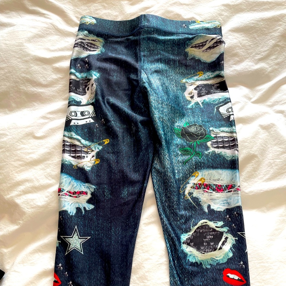 Terez ‘Denim’ 3/4 leggings - size small